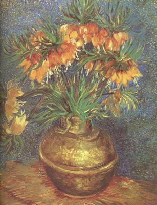 Vincent Van Gogh Fritillaries in a Copper Vase (nn04) Sweden oil painting art